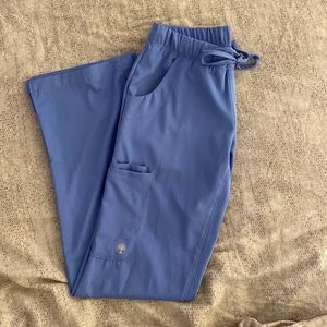 healing hands ceil blue scrub bottom